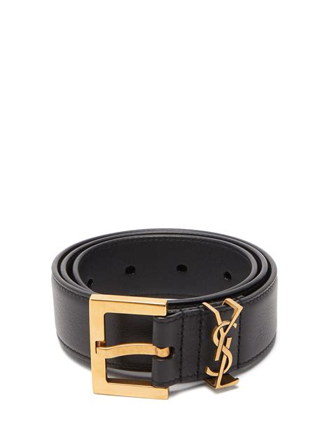 ysl belt gold buckle|ysl cintura leather belt.